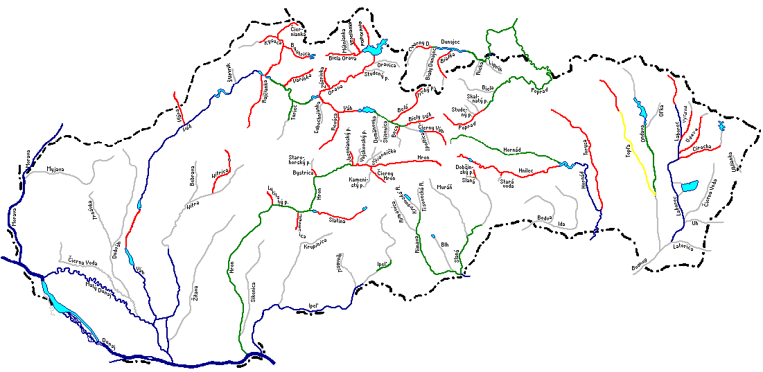 mapa Slovensko