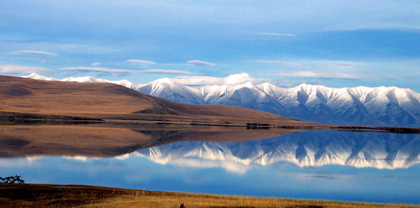 SZ Mongolsko a jezero Tsagan Nuur (zdroj Šišigt golu)