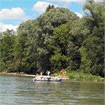 Isar pod městem Icking
