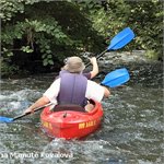 Peřeje ve starém korytě u elektrárny Struga