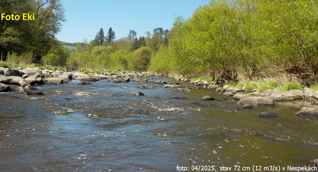 rkm. 12 Balvany pod jezem Lesní