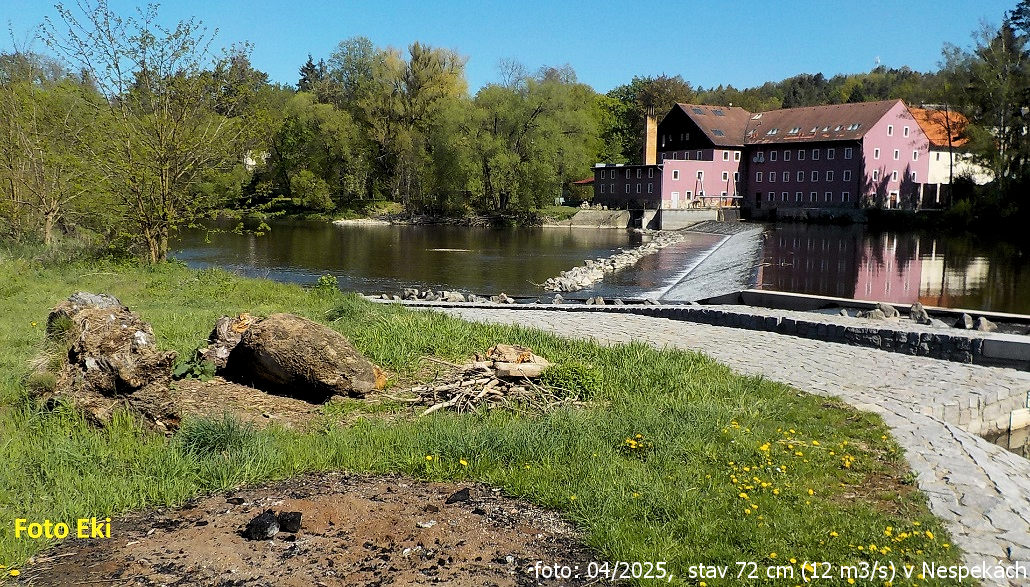 rkm. 29,2 Poříčí - nově zrekonstruovaný jez