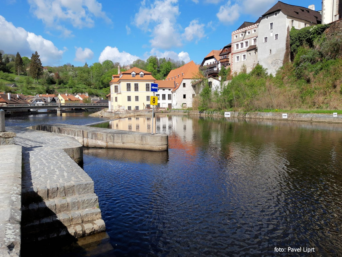 rkm. 283,0  Mrázkův mlýn, Český Krumlov