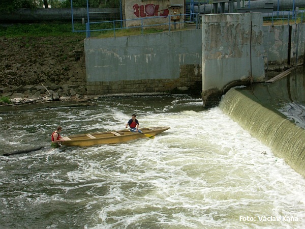 rkm. 1,3 Třebovický jez