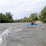 Pod Bytčou za průtoku 65 m3/s