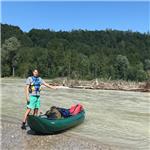 Isar pod městem Icking za 300 m3/s