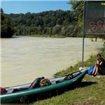 Isar pod městem Icking za 300 m3/s