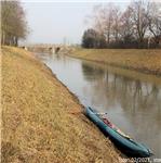 Most u statku Havransko v únoru 2021