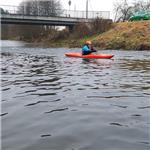 Most a přítok náhonu zprava