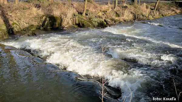 rkm. 0,3 Stupeň u koupaliště