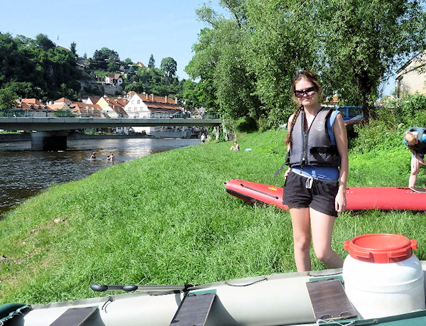 Poslední foto nad jezem v Krumlově