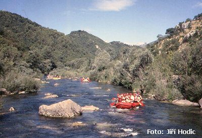 Rafting na Cetině