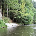 Vodočet pod přehradou