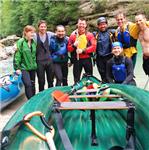 Zaháknutá noha v lodi Scout