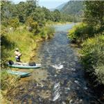 Ústí potoka Brunnbach do Grossache pod Erpfendorfem