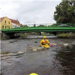 Silniční most Husinec, 30.8.2023, 5.96 m3/s